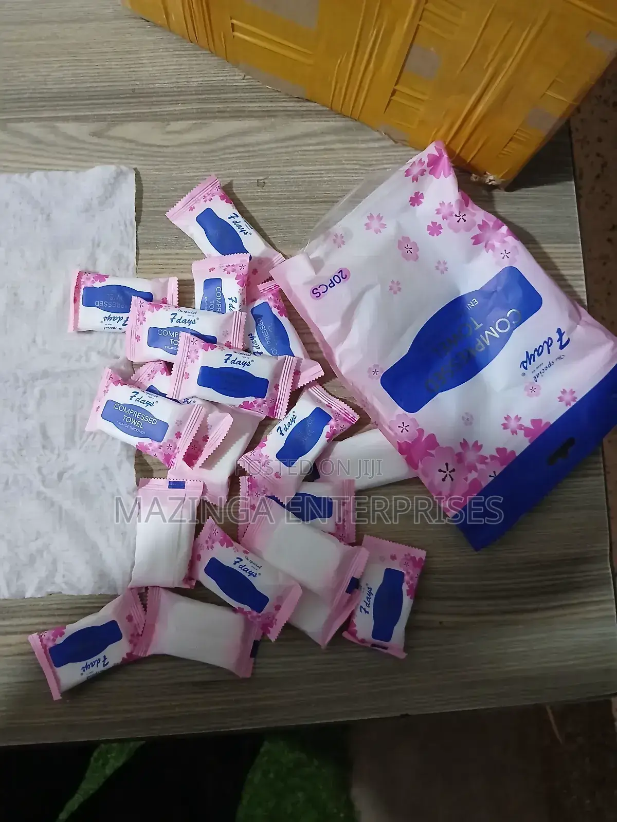 20pcs 7days Enlarged and Thickened Compressed Disposable Towels