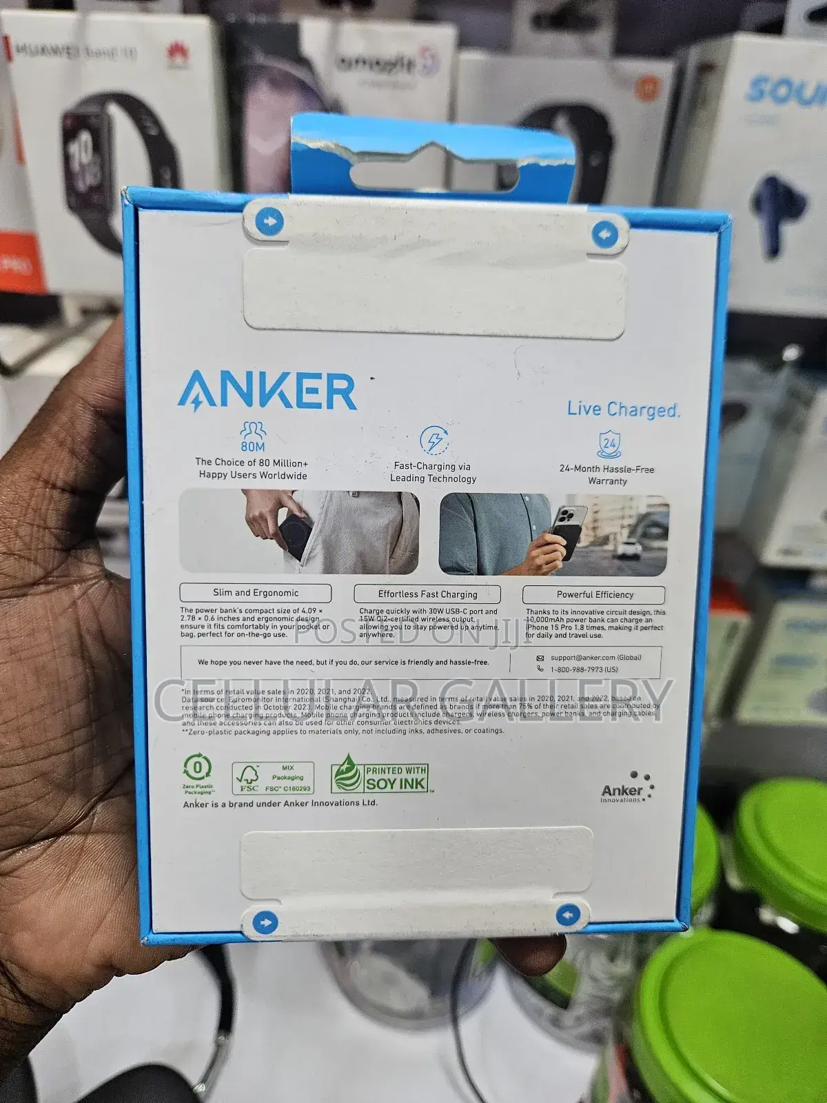 Anker Maggo Power Bank(10k, Slim 15w Wireless Magnetic, 30w USB-C)