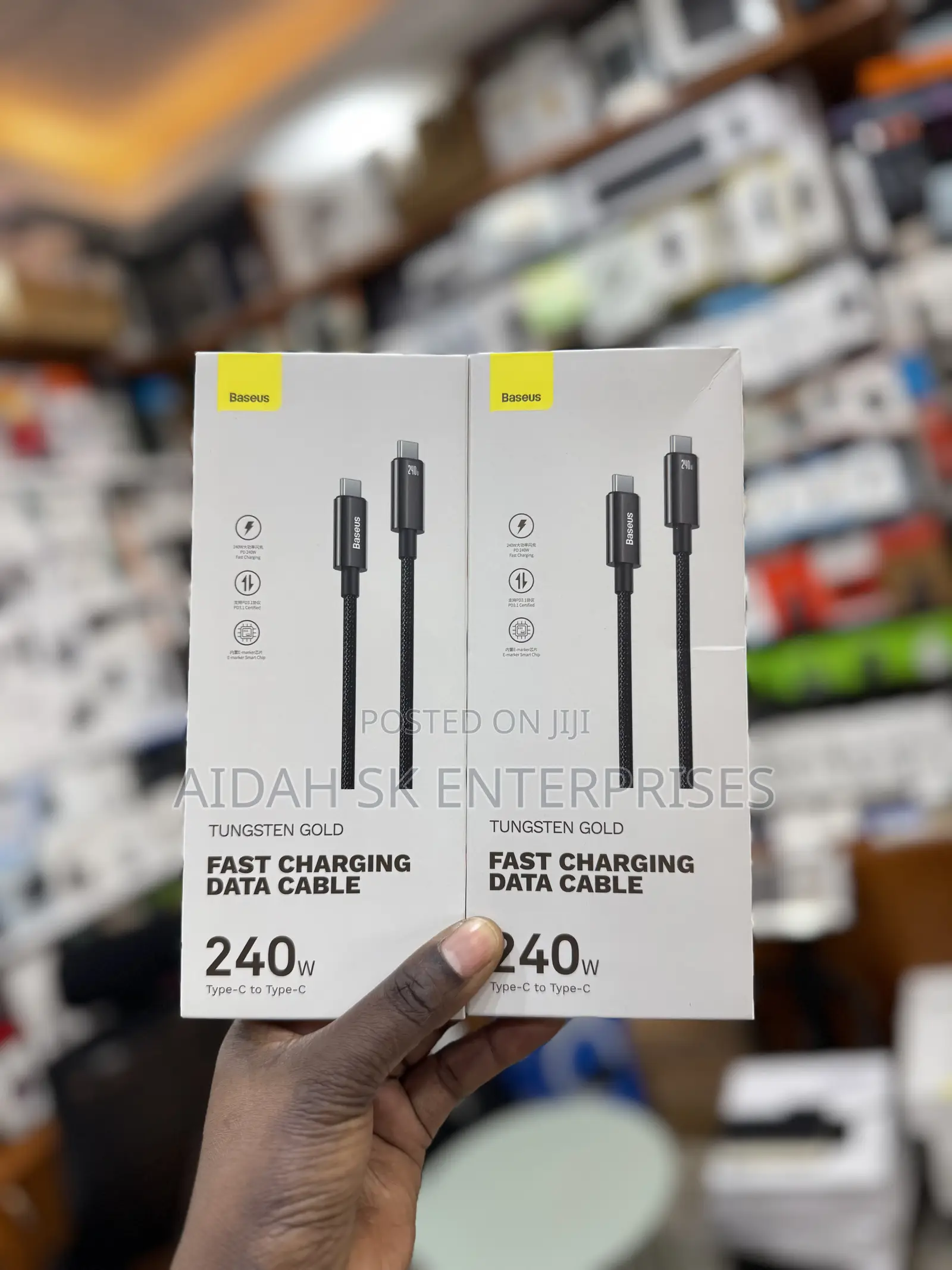 Baseus Tungsten Gold Fast Charging Data Cable Type-C to Ip Pd 20w