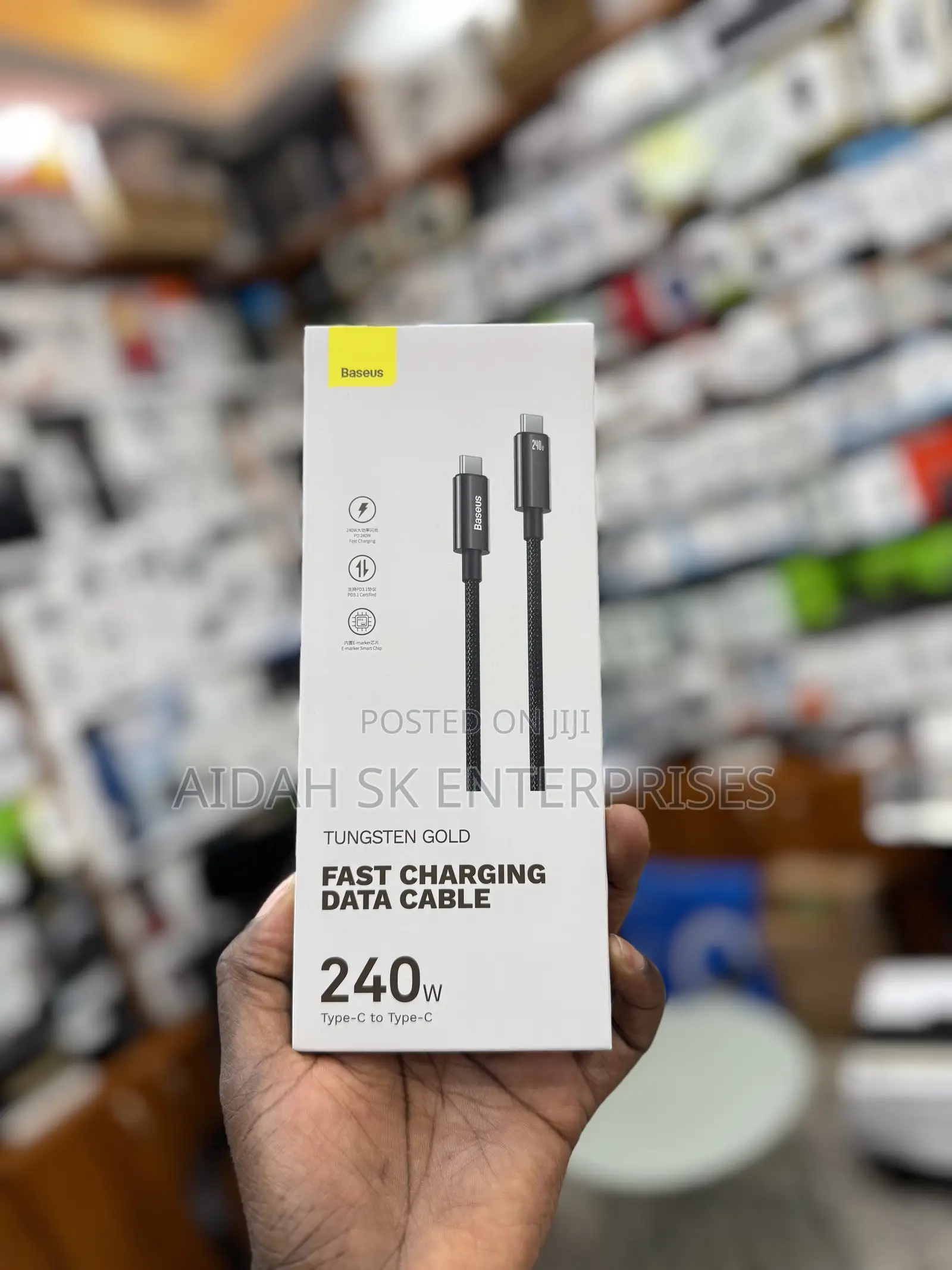 Baseus Tungsten Gold Fast Charging Data Cable Type-C to Ip Pd 20w