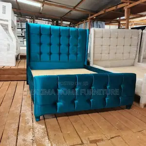 Leather/Fabric Bed 5x6