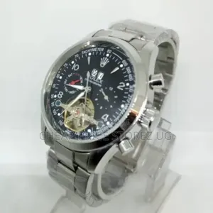 Rolex Watch Automatic Silver Black