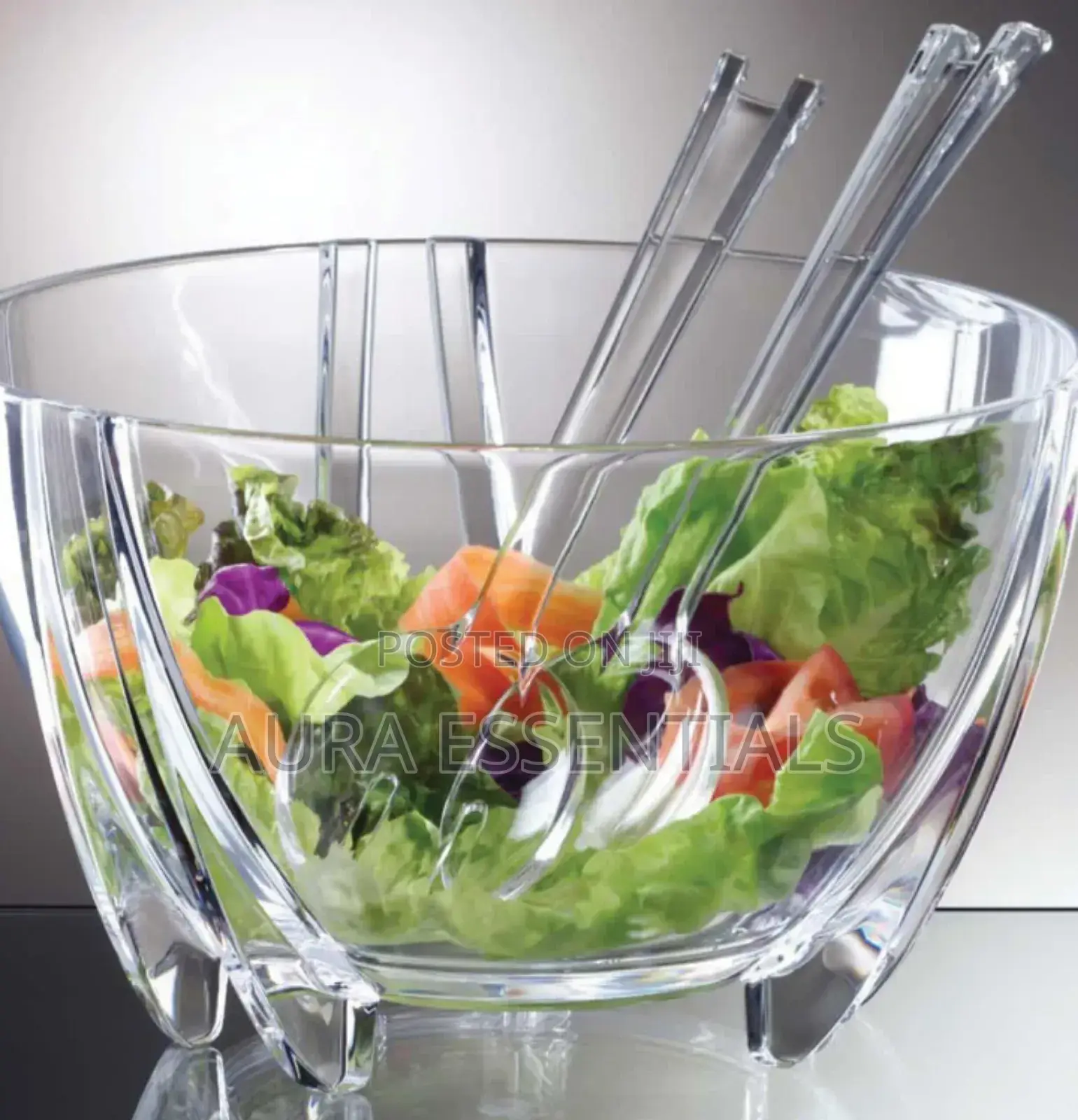 Prodyne Acrylic Salad Bowl With Servers