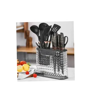 Glass Utensil Kitchen Holder.