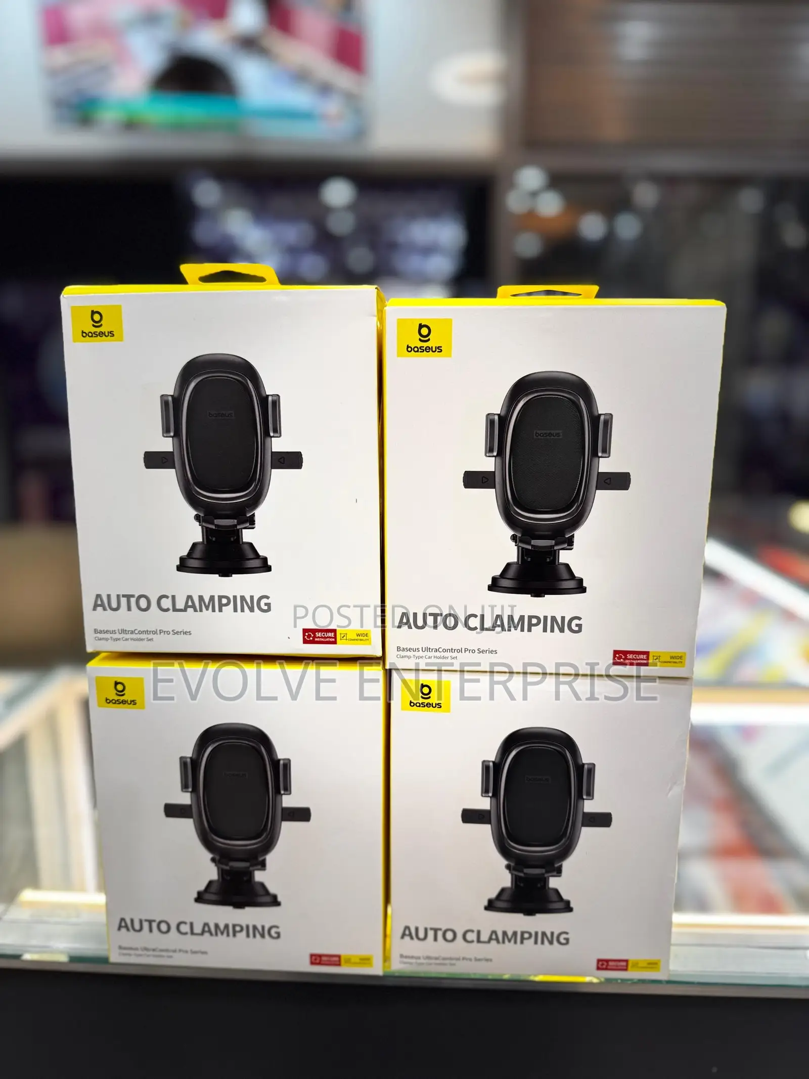 Baseus Ultra Control Pro Series Clamp- Car Holder