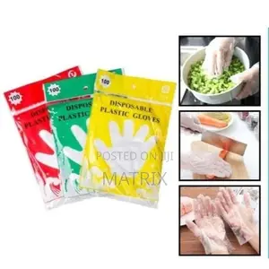 Disposable Plastic Gloves .