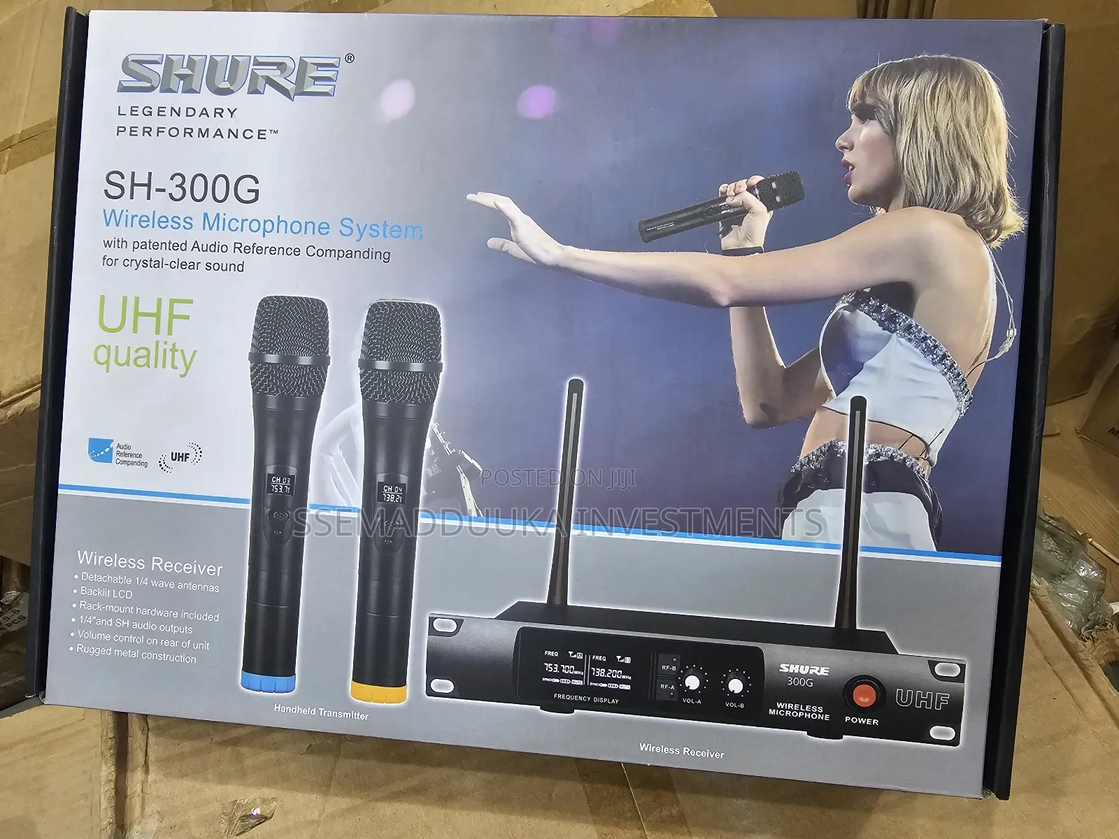 Shure Sh -300g Professional Wireless Microphones