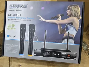 Shure Sh -300g Professional Wireless Microphones