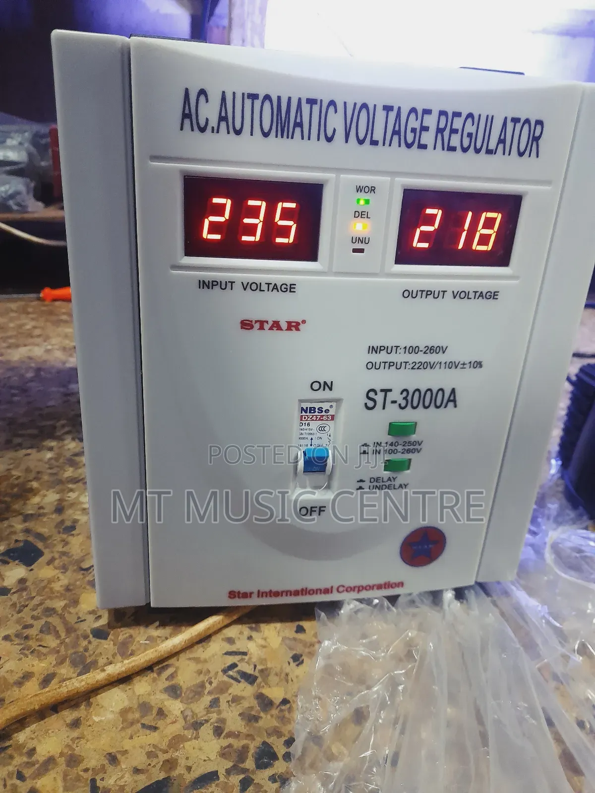 Autimatic Voltage Regulator/Step Down 3000