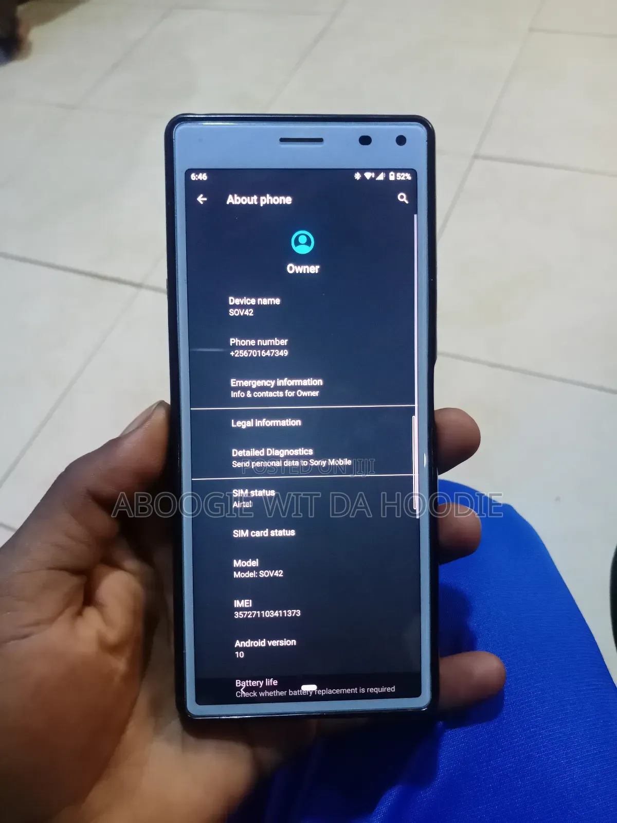 Sony Xperia 8 SOV42 64 GB Blue