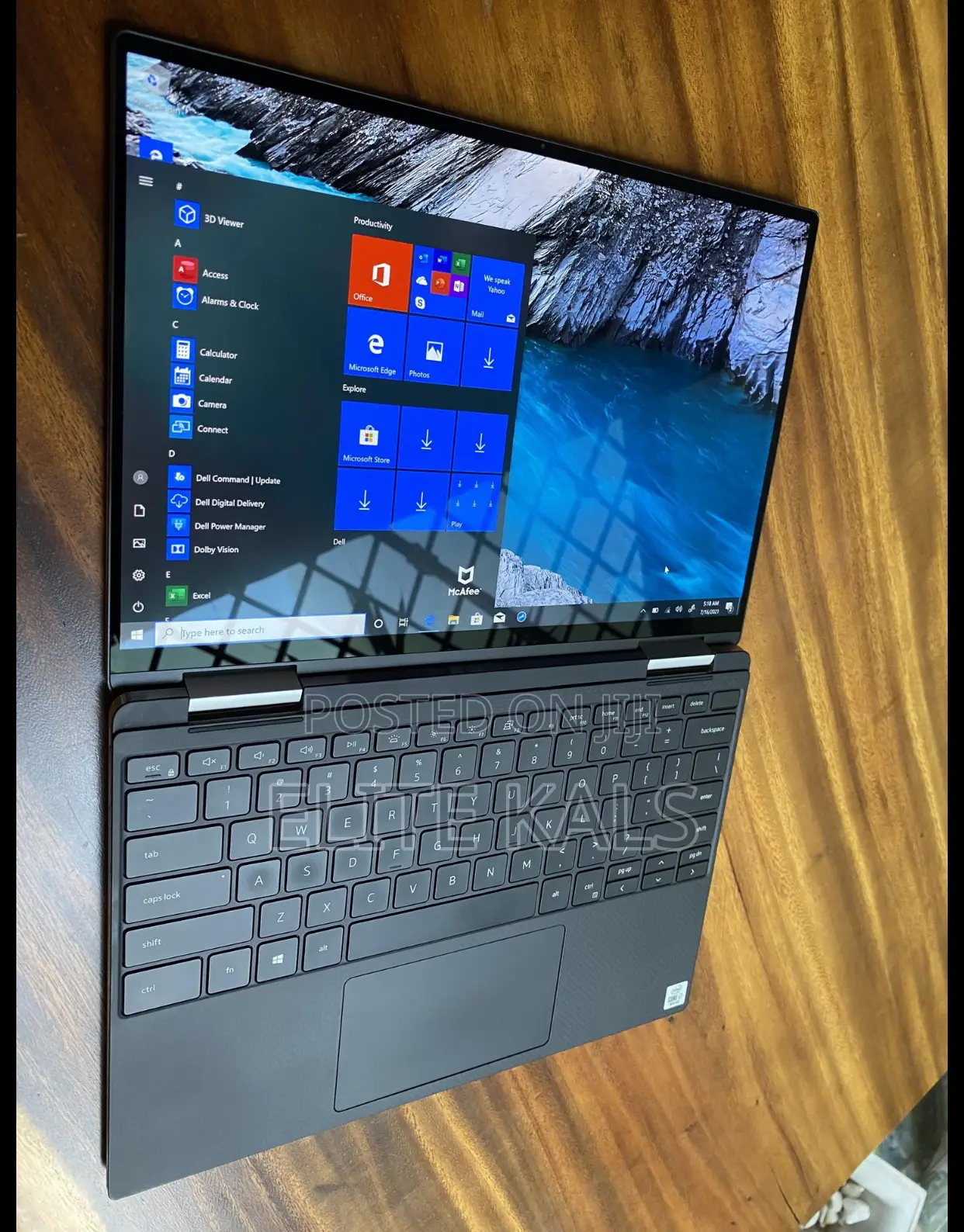 New Laptop Dell XPS 13 7390 16GB Intel Core I7 SSD 512GB