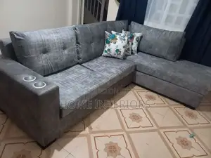 A Seater of Five With Big Pillows