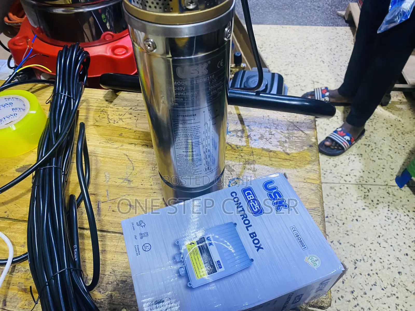 62 Meters Submasible Water Pump / 203 Feet Underground Water Pump