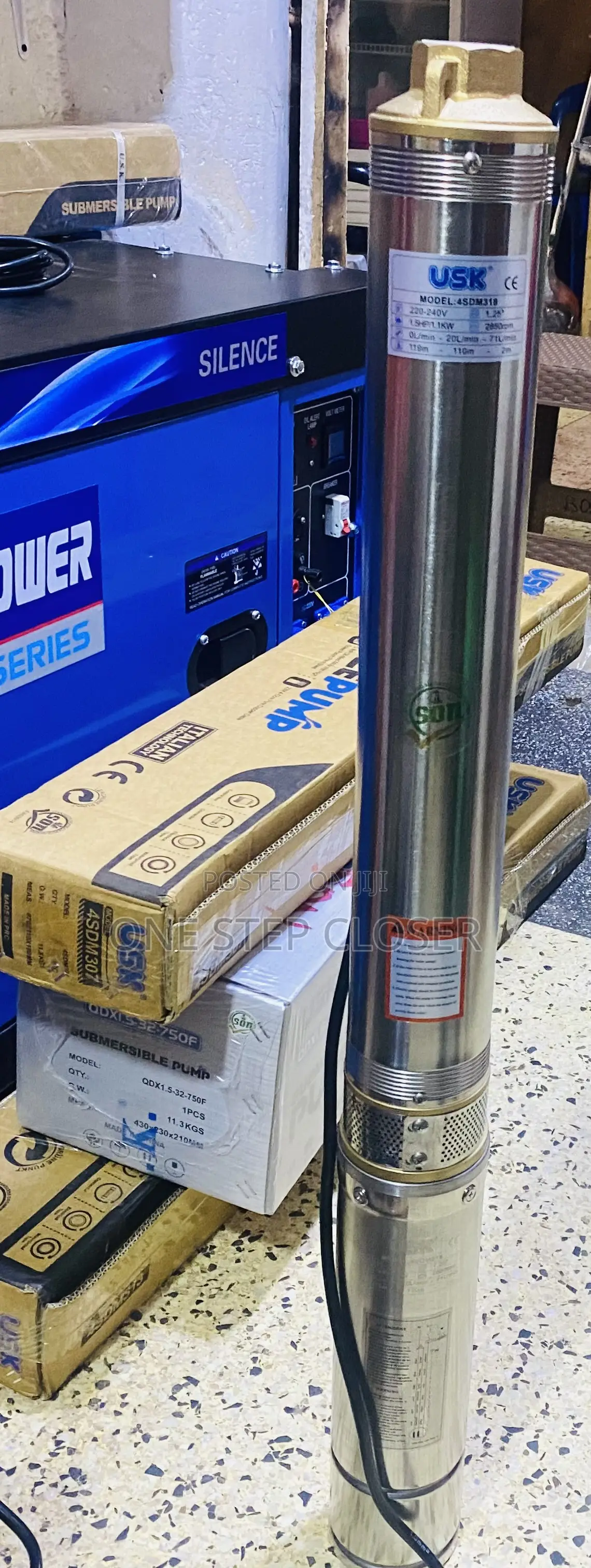 119 Meters Submissive Water Pump /390 Feet Underground Water Pump