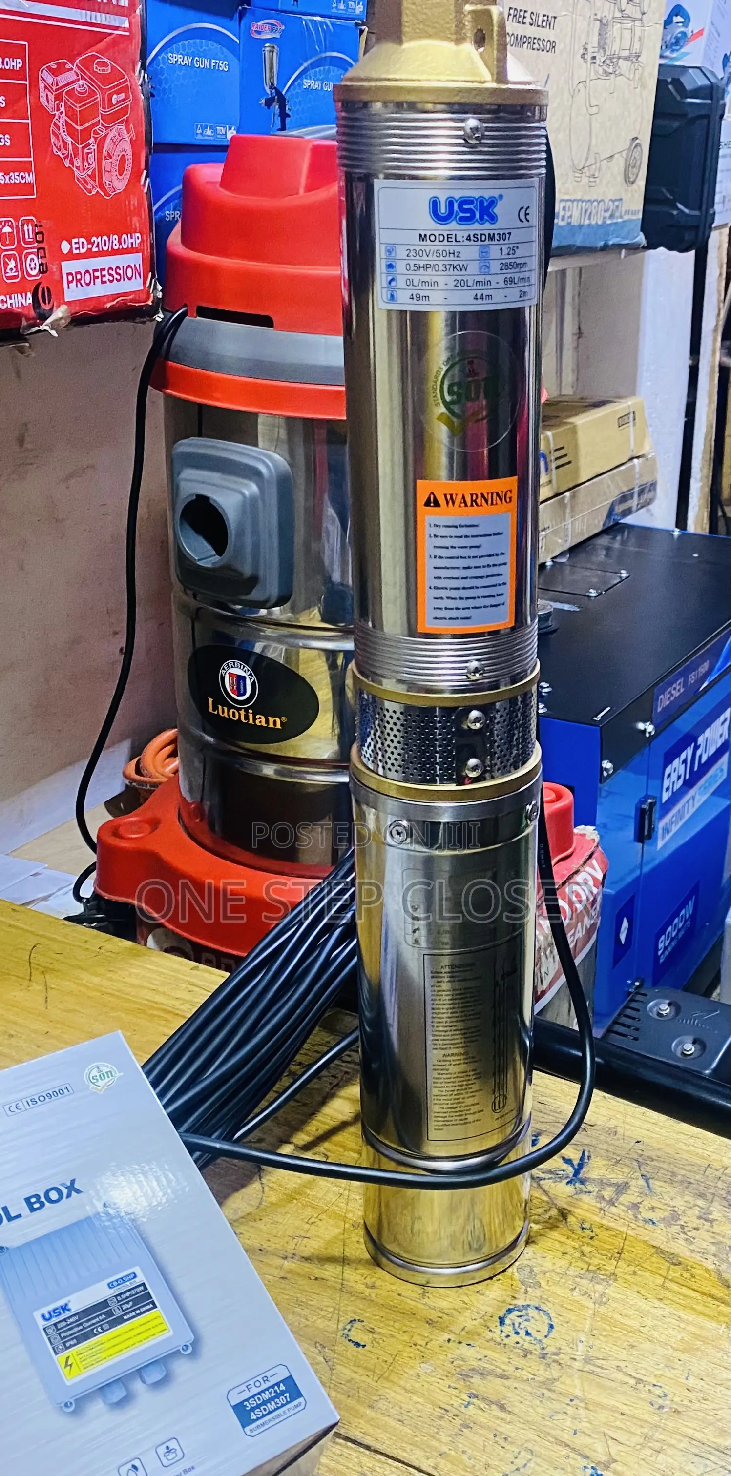 49 Meters Submasible Water Pump / 160 Feet Underground Water Pump