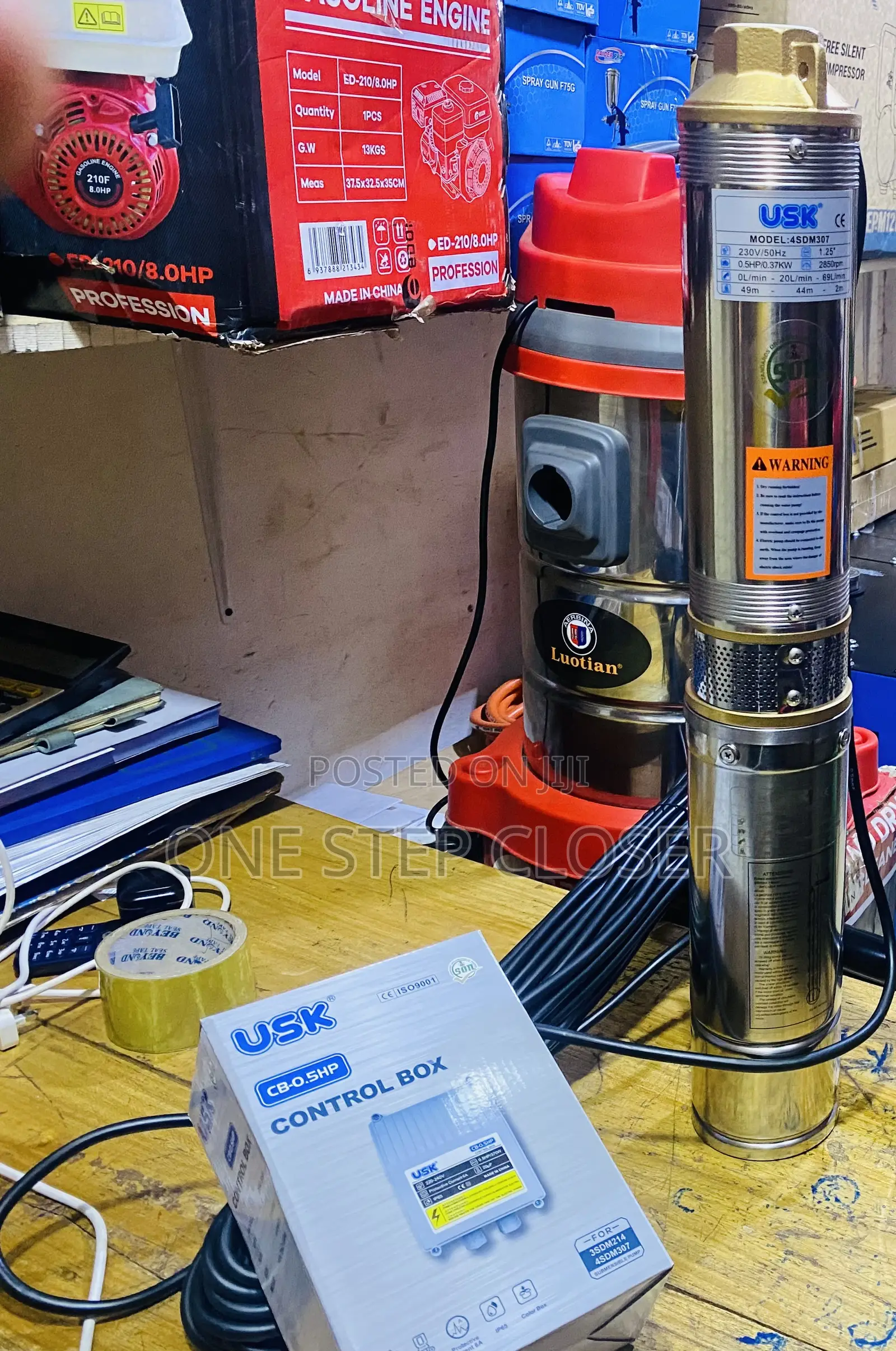 49 Meters Submasible Water Pump / 160 Feet Underground Water Pump