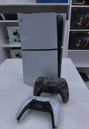 The Cheapest Ps5 Slim on Jiji. Slightly Used. Comes With 2 Games, Pads