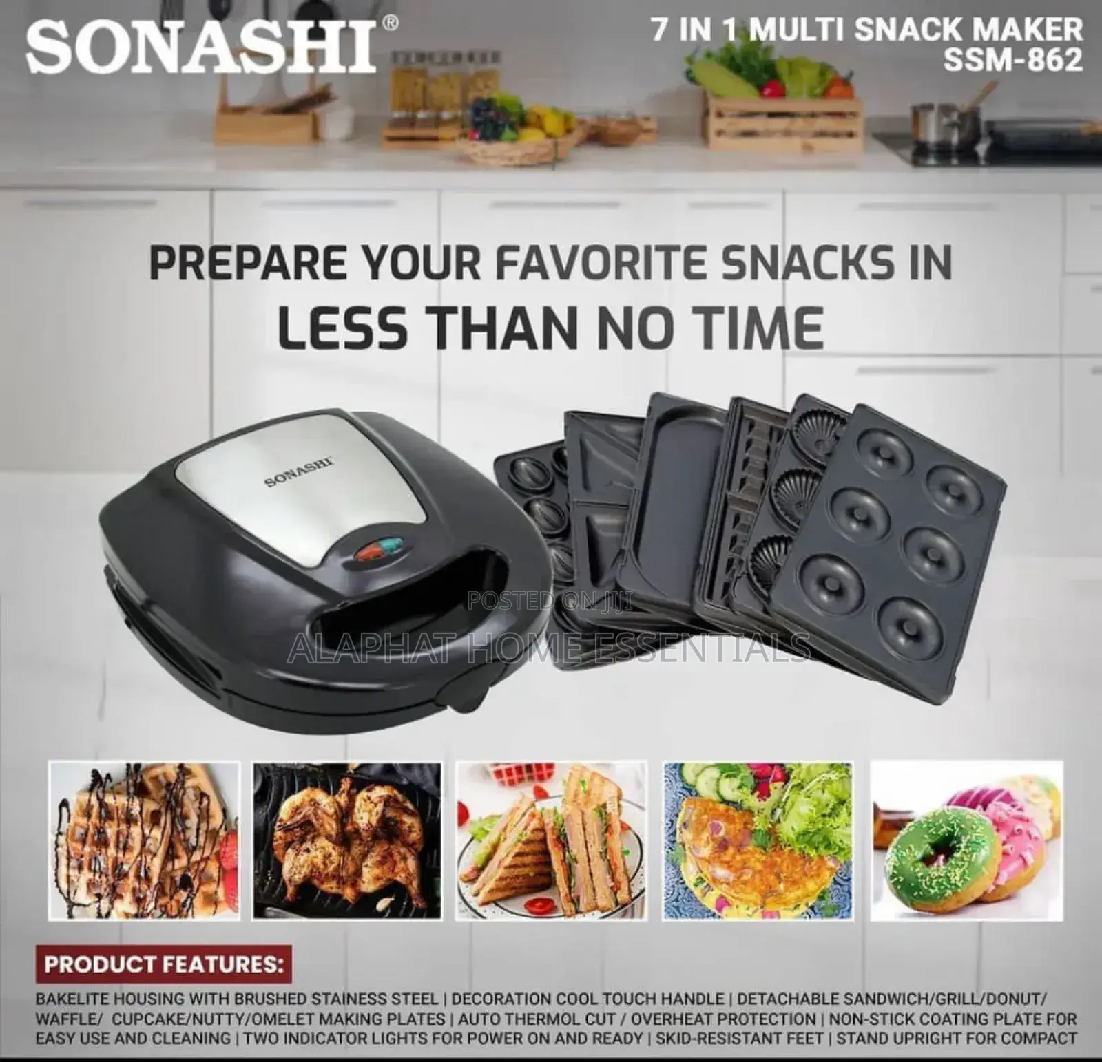 Sonashi 7in1 Snack Maker
