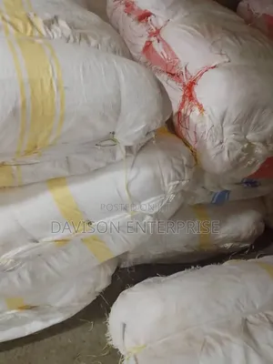 100kg Bale Sack White Yellow Strip