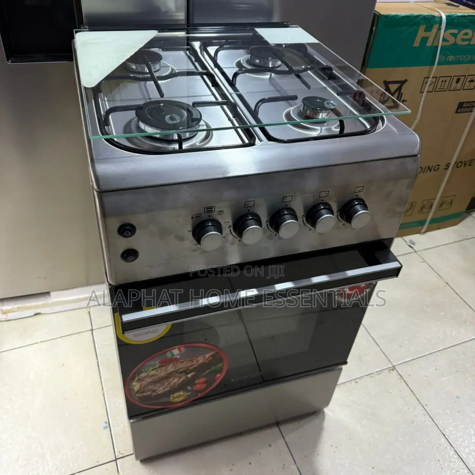 Blueflame 50x60cm Stainless Steel Full Gas Cooker
