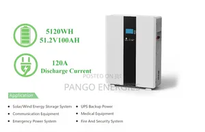 100ah 5.12kw Lithium Battery