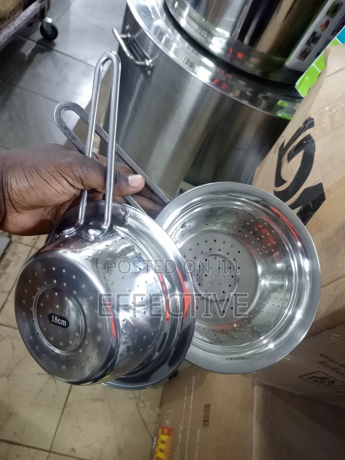 18cm Stainless Steel Strainer With Handle