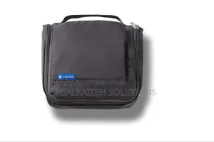 Uk Carlton Premium Polyester Fabric Toiletry Grey Travel Bag 21cm
