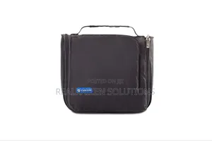 Uk Carlton Premium Polyester Fabric Toiletry Grey Travel Bag 21cm