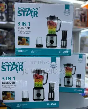 3 in 1 Winningstar Blender at *140,000* Ugx