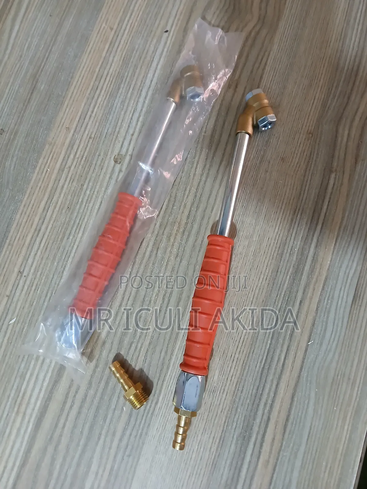 Dual-Head Tire Pressure Air Chuck Gun Valve Connector
