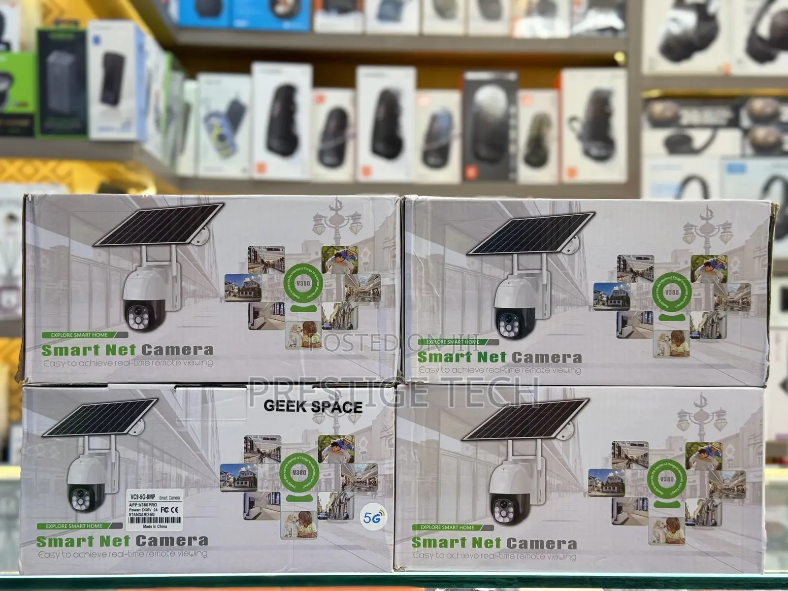 Geek Space Ptz Outdoor Solar Camera V380 5g Sim Card