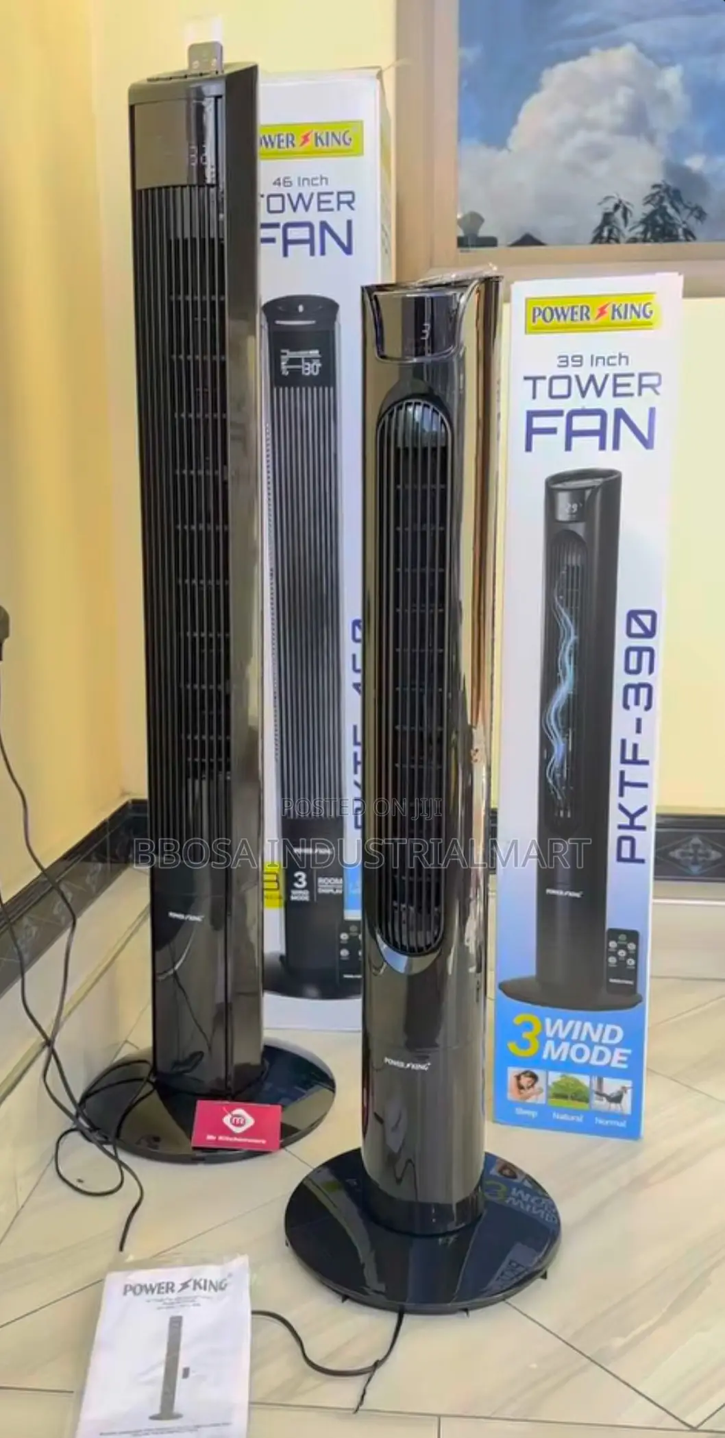 Tower Fan Black