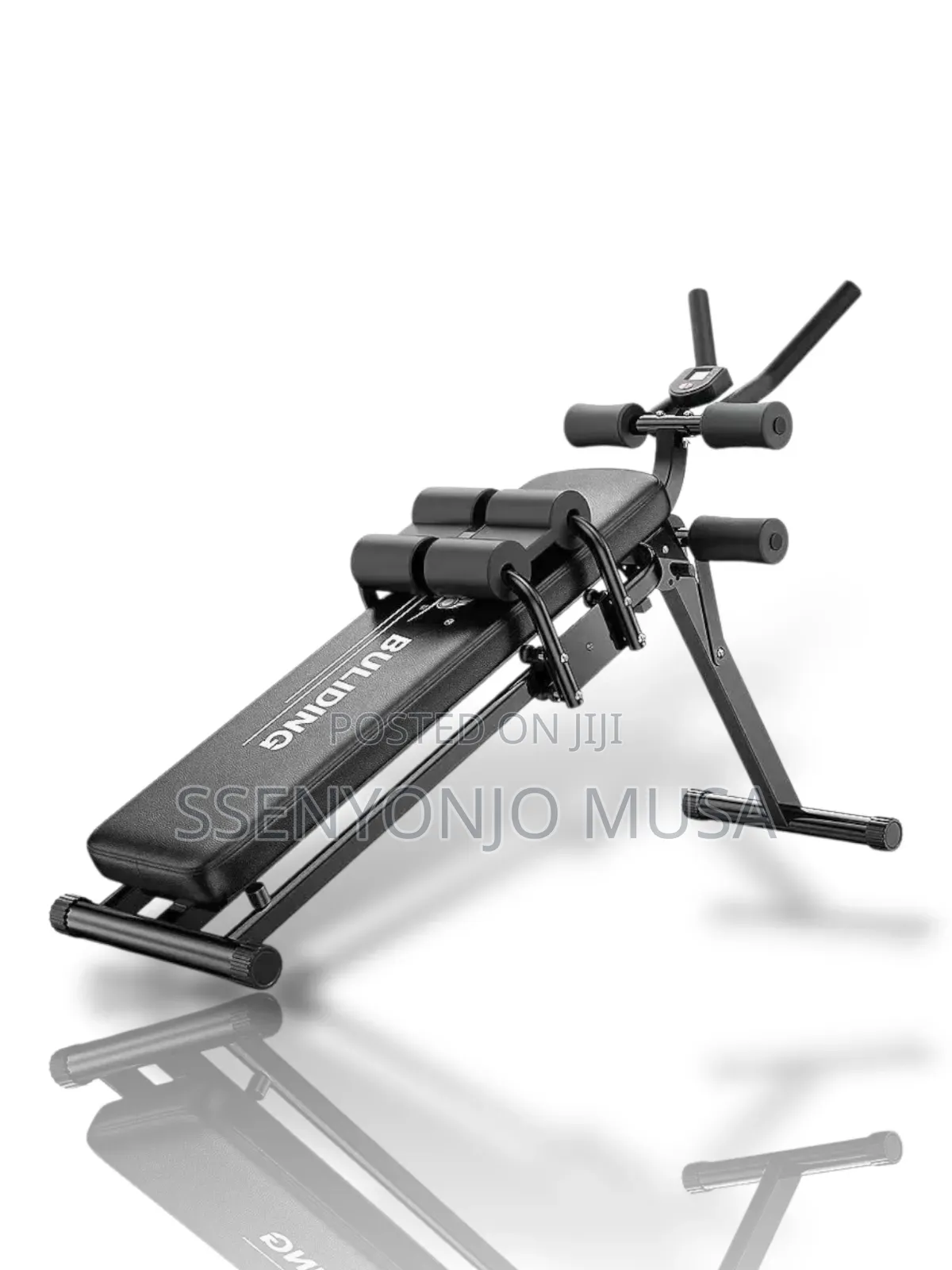 Adjustable Abdominal Bench for Home Gym - Foldable Durable