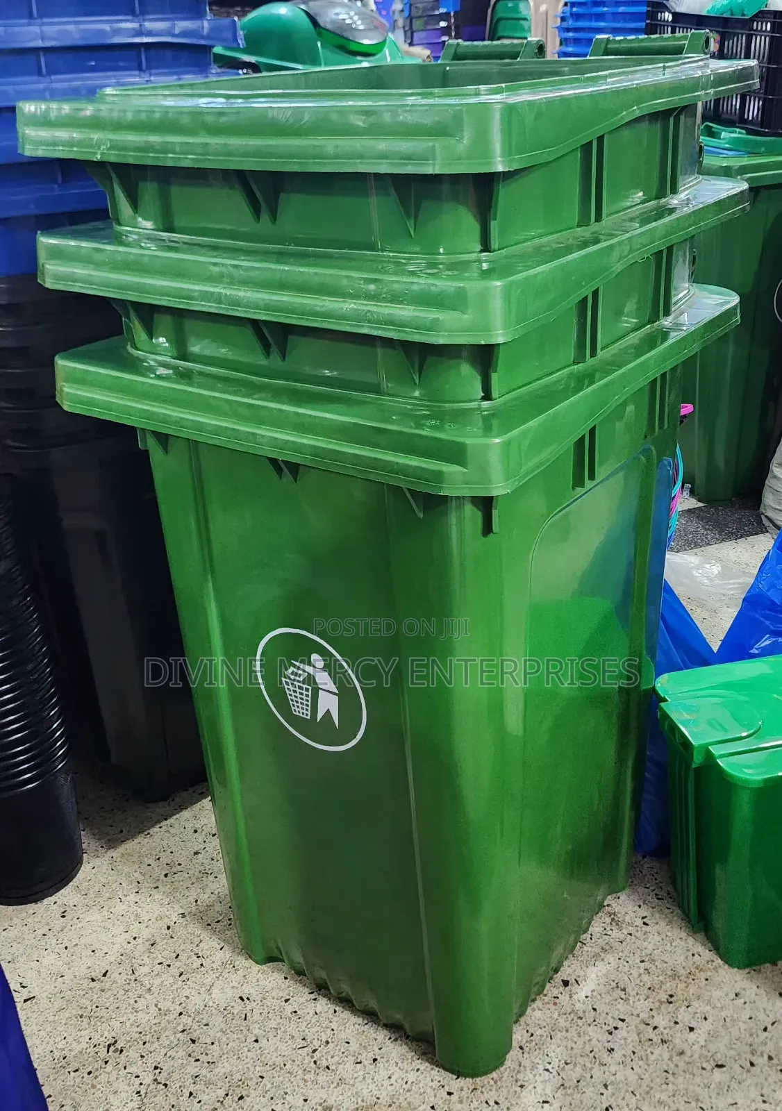 360litres Barbage Waste Bins Heavey Duty