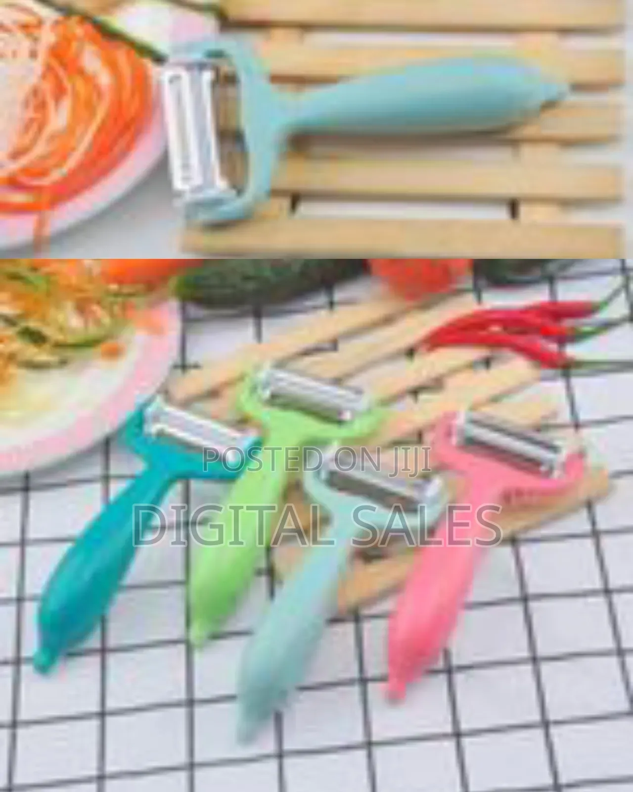 Dolphin Stainless Steel Peeler 3-in-1 Grater Slicer Cozy Grip Shar0