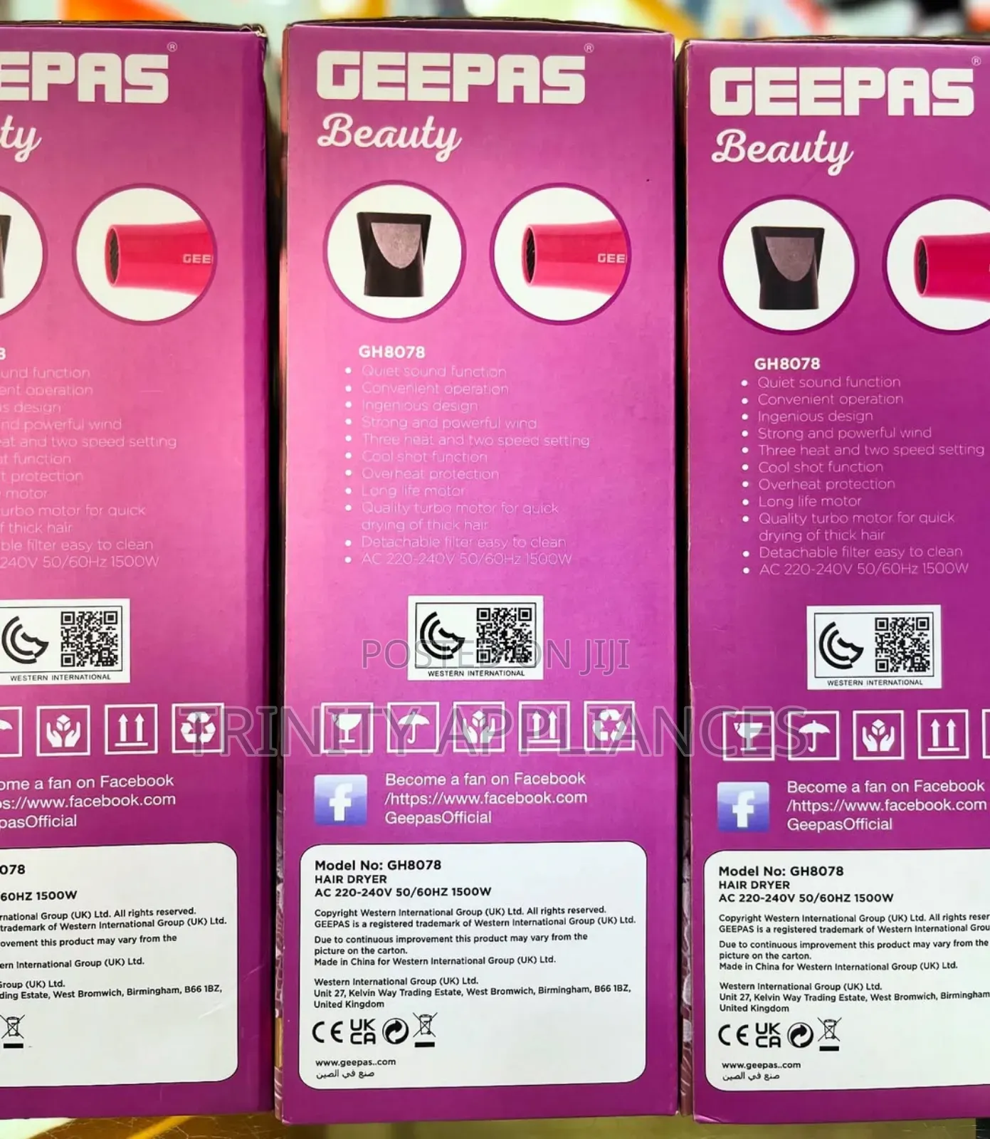 Geepas Hair Dryer Gh8078