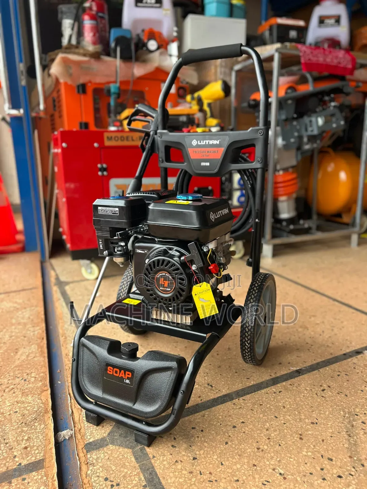 Lutian Jet Washer Machine With Soap Tank
