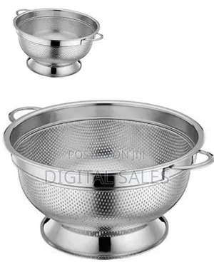 Other 36cm Rice,Vegetable Washing Strainer/Colander- Silve