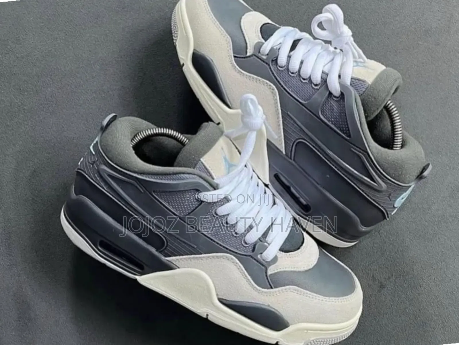 Men's Classy Sneakers Grey,Cream