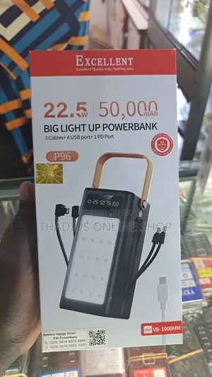 Excellent Super Powerfull Power Bank With Strong Led Light