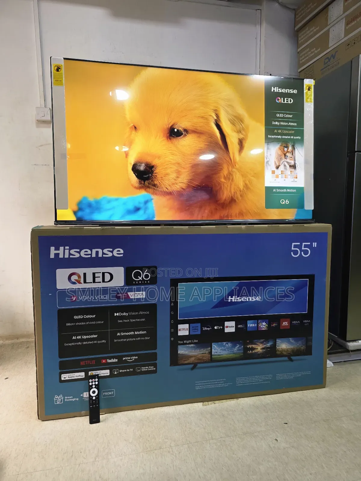 20% Discount Sales on 55inches Hisense 55q6q Qled- Quantum Dot Tv