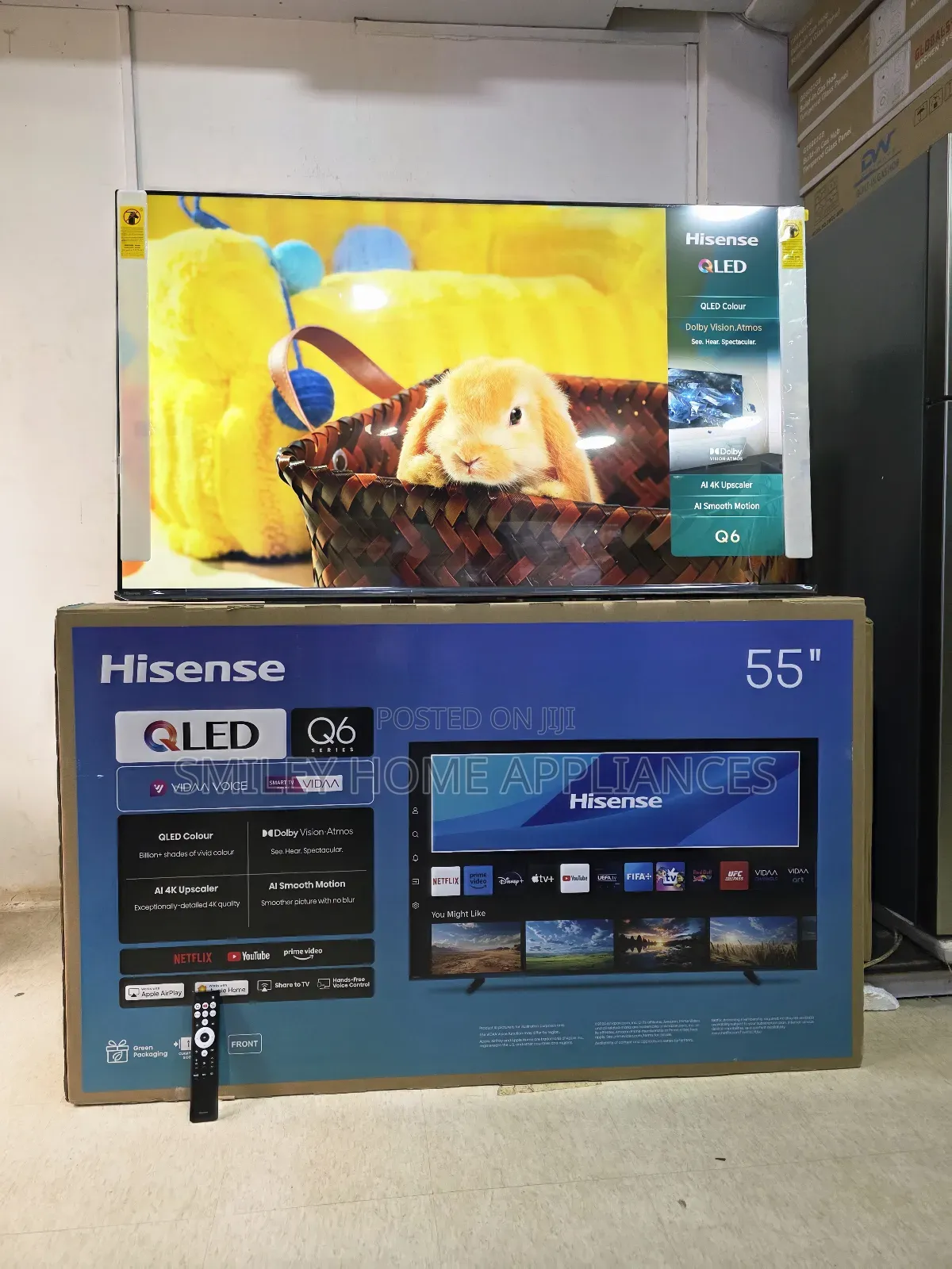 25% Discount Sales on Hisense 55inches Qled- Quantum Dot Display Tv