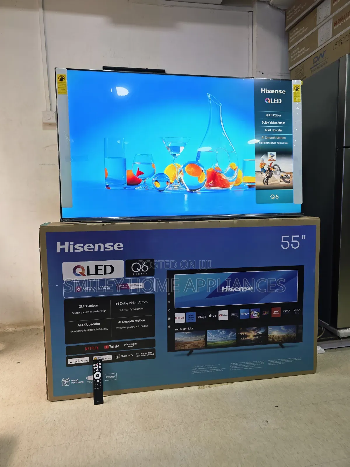 Beeyi Powa Sales on Hisense 55inches Qled- Quantum Dot Display Tv