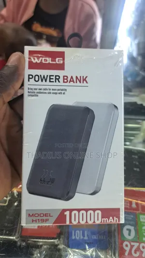Wolg Wireless Power Bank With 10000mah