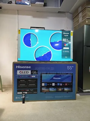 Brand New Hisense 55q6q Qled- Vidaa Smart Tv 55inches at Discount