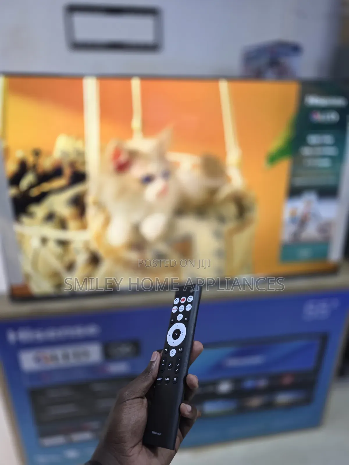 Brand New Hisense 55q6q Qled- Vidaa Smart Tv 55inches at Discount