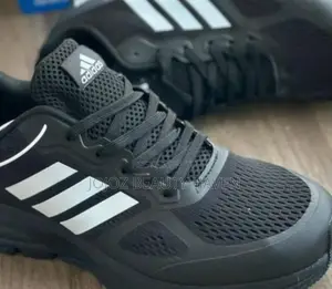 Men's Plain Sneakers Black, White