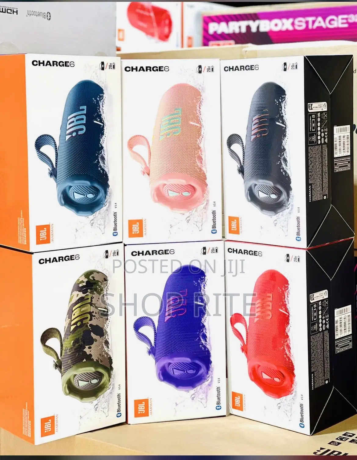 JBL Charge 6 Bluetooth Wireless Speaker Water Proof