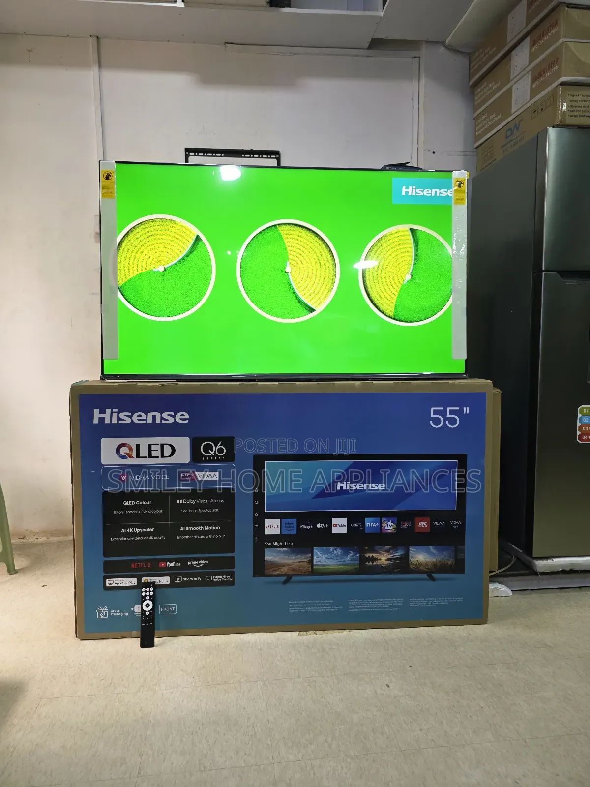Hisense 55q6q 55inches Qled- Quantum Dot Display Tv 2025 Model