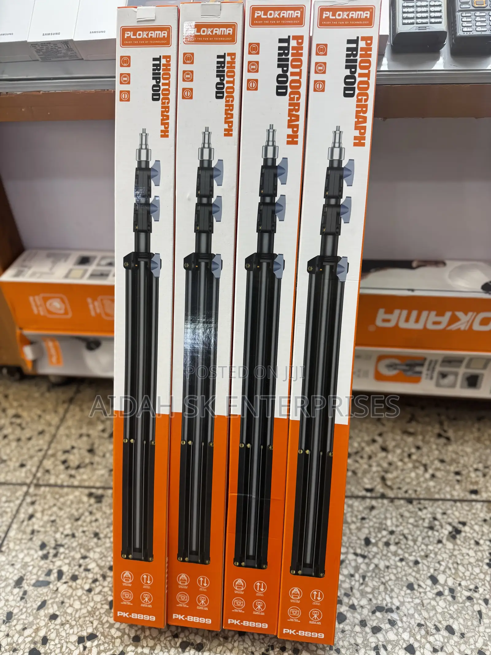 Plokama Pk-8899 Photography Tripod With Adjustable Height-2.1m